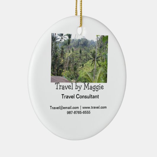 旅行コンサルタント会社の名前の追加メールwebsphone セラミックオーナメント (右)