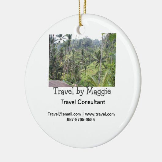 旅行コンサルタント会社の名前の追加メールwebsphone セラミックオーナメント (左)