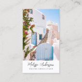 旅行コンサルタント写真QRコード 名刺 (正面)