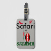 旅行サファリシーズン ラゲッジタグ (正面縦)