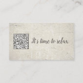 旅行サービスヴィンテージ荷物古い紙カード 名刺 (裏面)