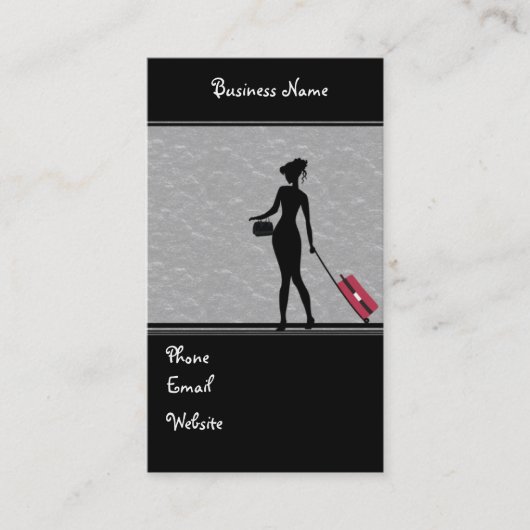 旅行サービス業カード 名刺 (正面)