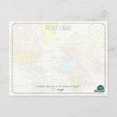 旅行スケッチ葉書：チャーラスコ – リオデジャネイロ ポストカード (裏面)