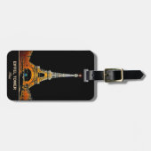 旅行スタイル:エッフェルタワー荷物タグ ラゲッジタグ (正面横)