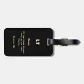 旅行スタイル:エッフェルタワー荷物タグ ラゲッジタグ (裏面横)