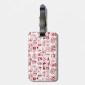 旅行スタンプ ラゲッジタグ (裏面縦)