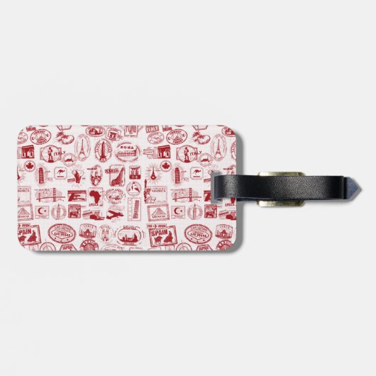 旅行スタンプ ラゲッジタグ (裏面横)