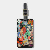 旅行ステッカーの荷物のラベル ラゲッジタグ (正面縦)