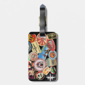 旅行ステッカーの荷物のラベル ラゲッジタグ (裏面縦)