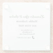 旅行スパサロンゲスト情報バケーションビーチ ガラスコースター (裏面)