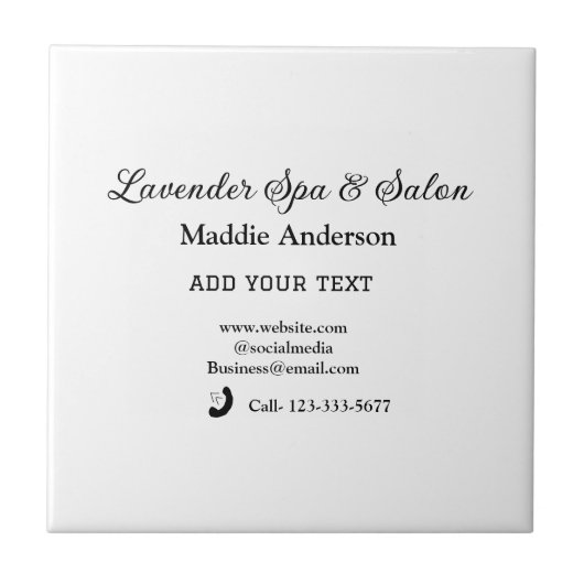 旅行スパサロンゲスト情報バケーションビーチ タイル (正面)