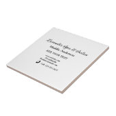 旅行スパサロンゲスト情報バケーションビーチ タイル (側面)