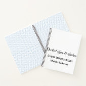 旅行スパサロンゲスト情報バケーションビーチ ノートブック (内部)