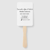 旅行スパサロンゲスト情報バケーションビーチ ハンドファン (裏面)