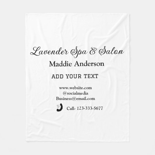 旅行スパサロンゲスト情報バケーションビーチ フリースブランケット (正面)