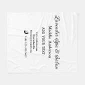 旅行スパサロンゲスト情報バケーションビーチ フリースブランケット (正面(横))