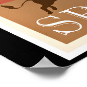 旅行スペイン、ヴィンテージ旅行のポスター、 ポスター (角)