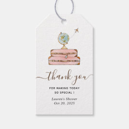 旅行スーツケースブライダルシャワーありがとう ギフトタグ