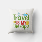 旅行セラピーとインスピレーション、ライフアドベンチャー クッション (裏面)