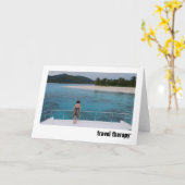 旅行セラピー カード (黄色い花)