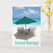 旅行セラピー カード (黄色い花)