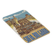 旅行ソフィア、ブルガリアのヴィンテージギフトとお土産 マグネット (右側)