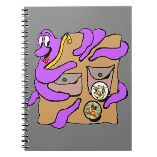 旅行タコBackpack Cust.Notebook ノートブック (正面)