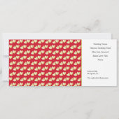 旅行チケット 搭乗券 マルタ 結婚式 招待状 (裏面)