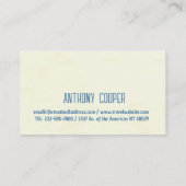 旅行ツアー休暇エージェントのフライト 名刺 (裏面)