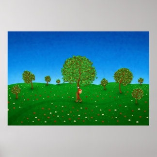 旅行ツリー ポスター