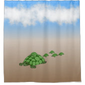 旅行テラピンファミリー シャワーカーテン (正面)