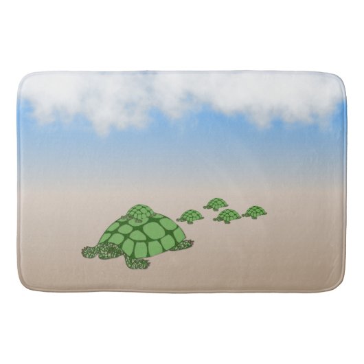 旅行テラピンファミリー バスマット (正面)