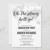 旅行テーマああ彼が卒業する場所 招待状 (正面)