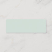 旅行テーマおむつラッフルミニエンクロージャカード スキニー名刺 (裏面)