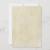 旅行テーマのウェディングシャワーの招待状 招待状 (裏面)