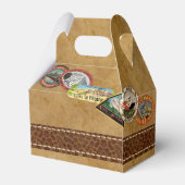 旅行テーマのパーティの記念品箱 フェイバーボックス (裏面サイド)