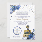 旅行テーマのブライダルシャワーの招待状 招待状 (正面)