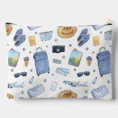 旅行テーマパターンアクセサリーポーチ アクセサリーポーチ (裏面)