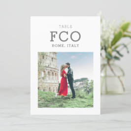 旅行テーマ宛先フォトテーブル番号カード