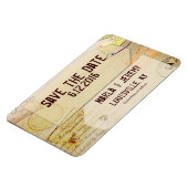旅行テーマ日付マグネットの保存 マグネット (左側)