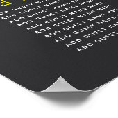 旅行テーマ空港コード結婚の座席表 ポスター (角)