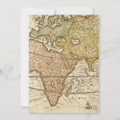 旅行テーマ退職パーティの招待状 招待状 (裏面)