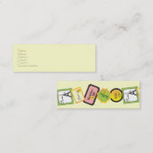 旅行デザイン スキニー名刺 (正面/裏面)