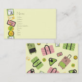 旅行デザイン 名刺 (正面/裏面)