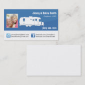 旅行トレーラーRV/キャンプカード コーリングカード (正面/裏面)