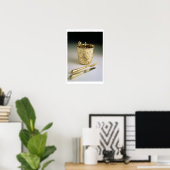 旅行ナイフ、フォーク、スプーン、ビーカーのセット ポスター (ホームオフィス)