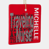 旅行ナースエクストラナレカスタムール セラミックオーナメント (右)