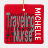 旅行ナースエクストラナレカスタムール セラミックオーナメント (裏面)