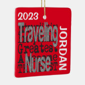 旅行ナースエクストラナレカスタムール セラミックオーナメント (右)