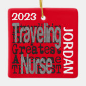 旅行ナースエクストラナレカスタムール セラミックオーナメント (正面)